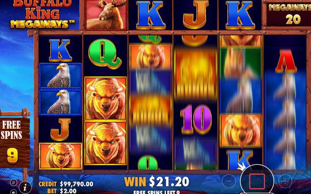 Free Spins-läge med nattens stjärnbakgrund och WILD-multiplikatorer